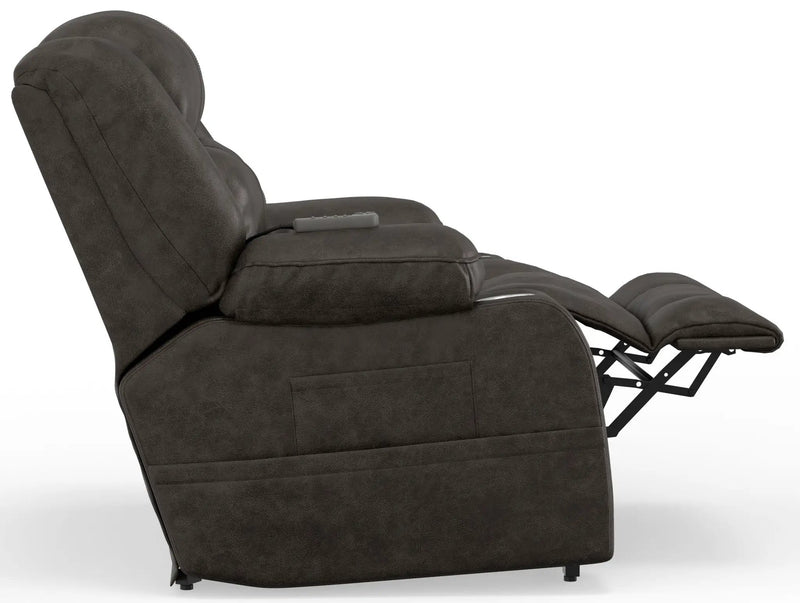 Tucker - Power Lift Recliner With Heat & Massage - Steel by Unique Piece Furniture