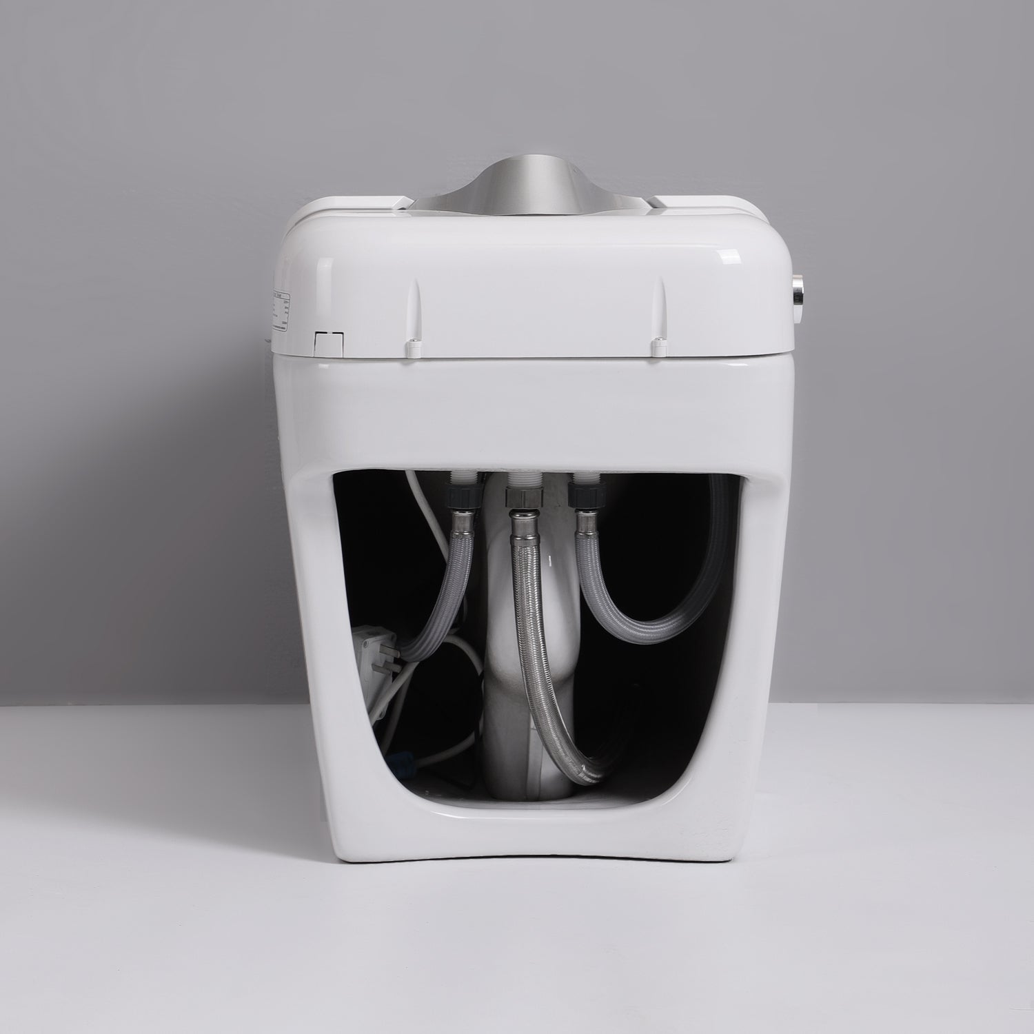 Smart Toilet Bidet Combo with Foot Sensor and Remote Control by HouseOfZazla