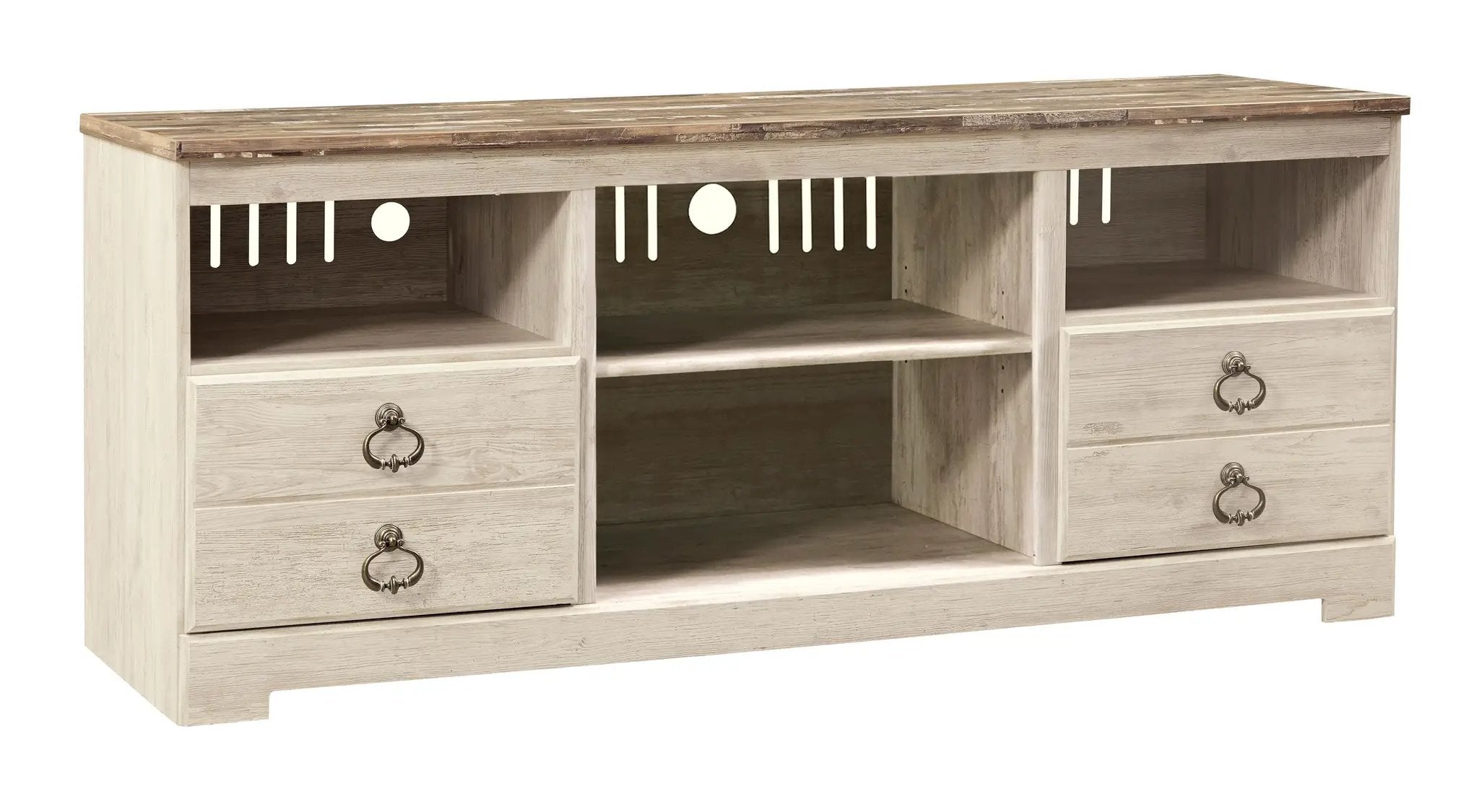 Willowton - Entertainment Center With Fireplace Option by Unique Piece Furniture