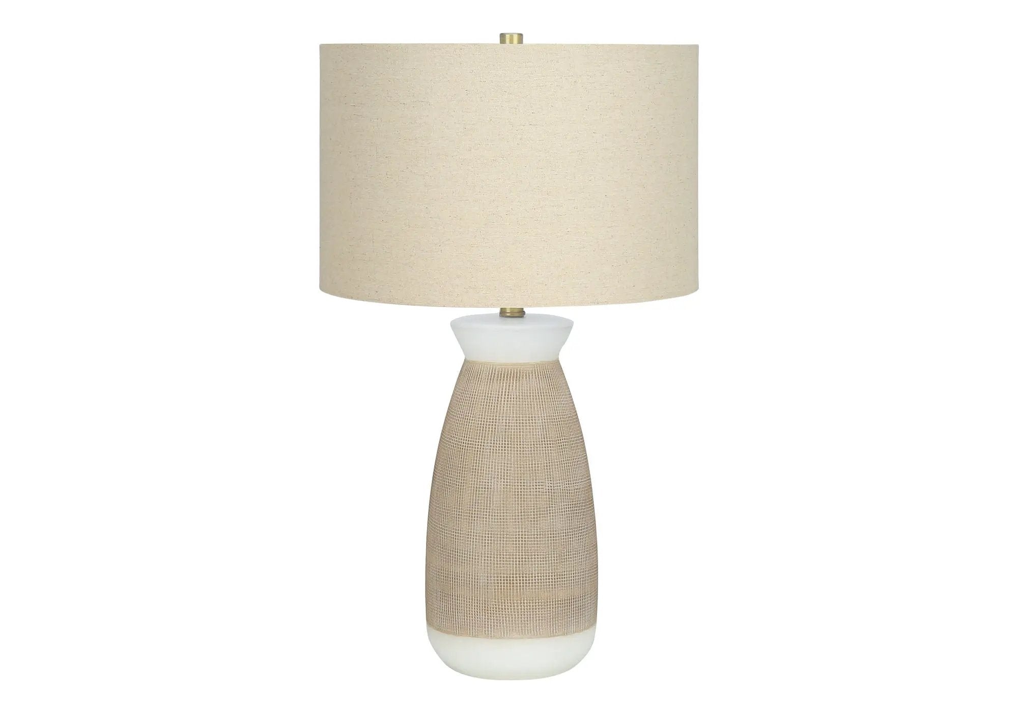 Lighting Table Lamp Ceramic Resin Contemporary - Cream by HouseOfZazla