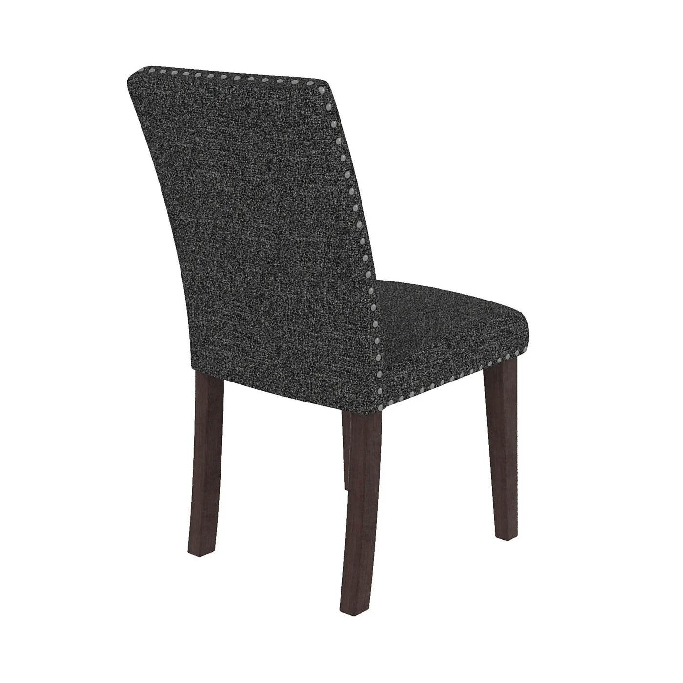 Upholstered Dining Chair With High Back Design (Set of 2) by HouseOfZazla