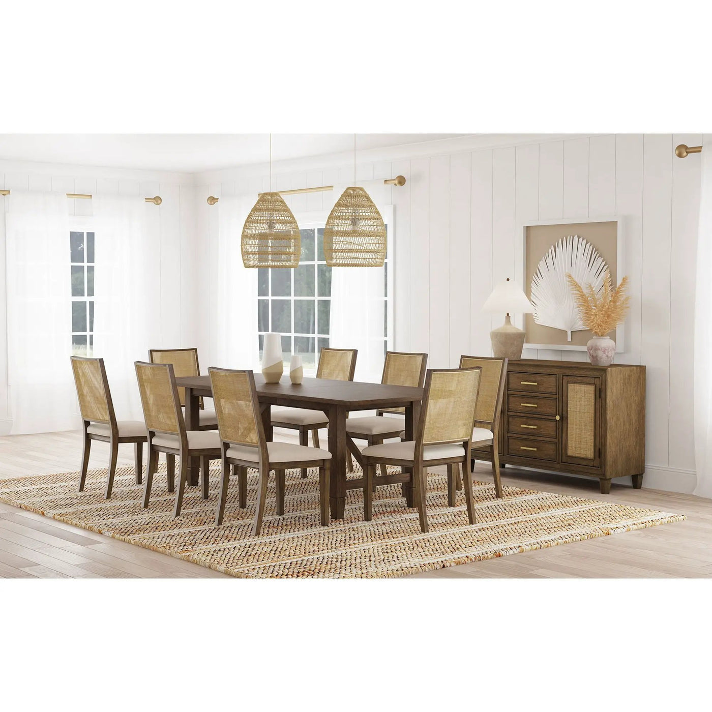Jamie - Rectangular Dining Table Set by HouseOfZazla