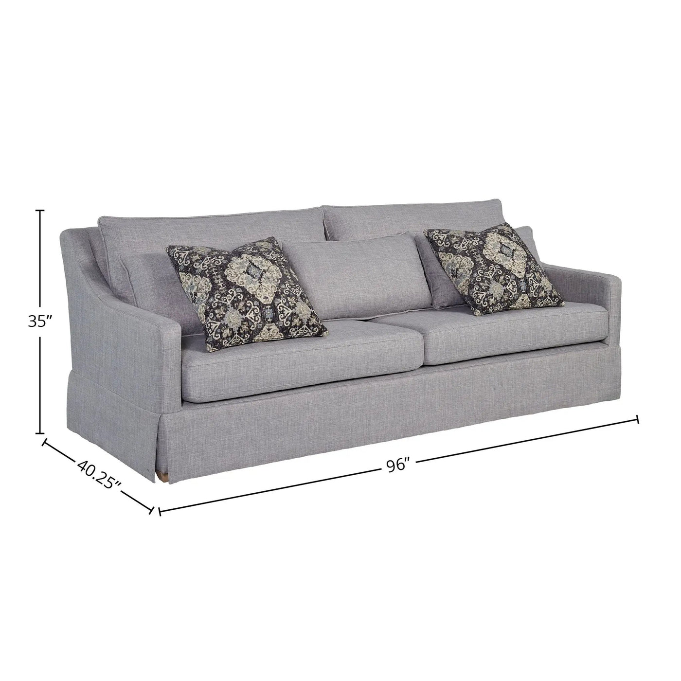 Sofa With 3 Reversable Cushions And 2 Pillows by HouseOfZazla