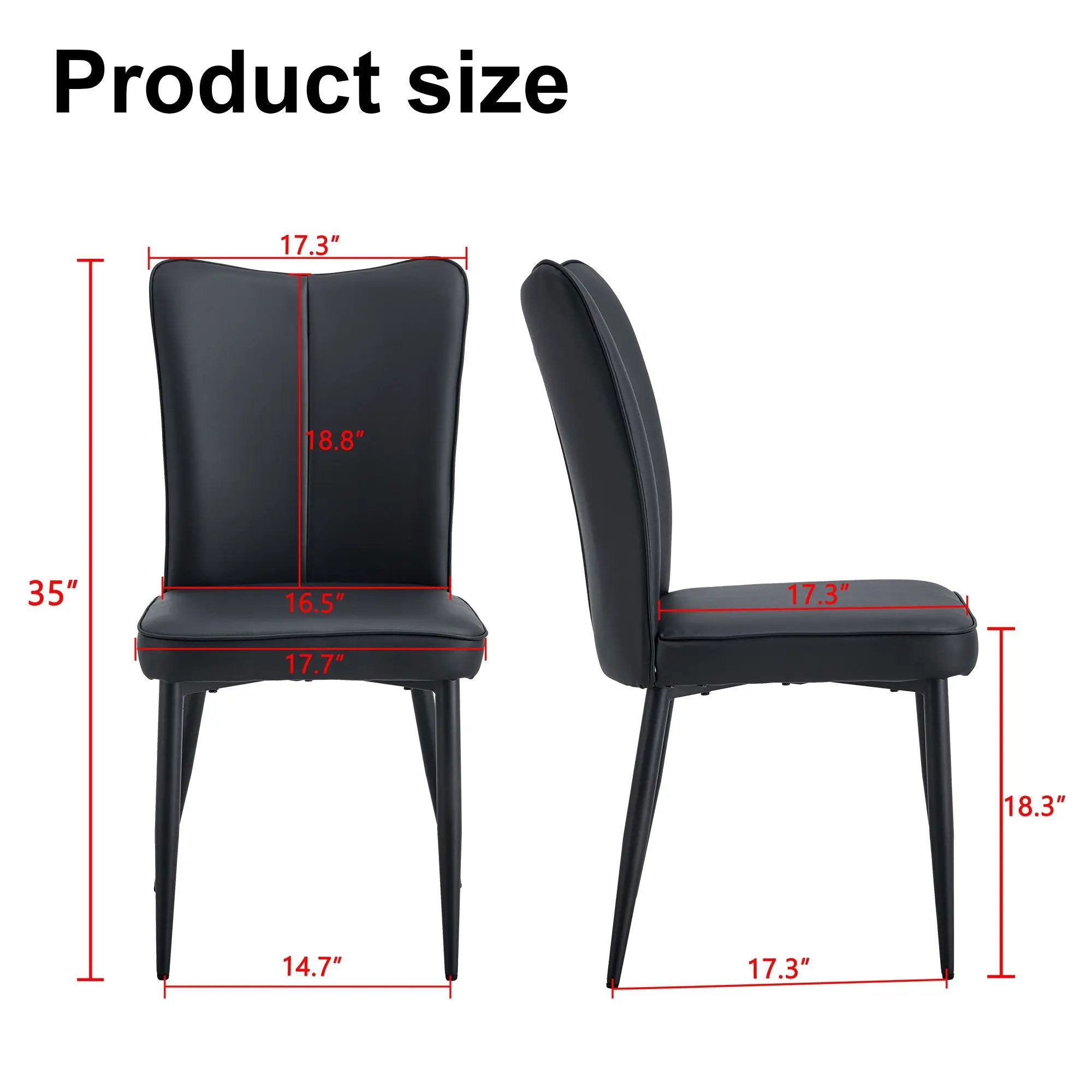 Minimalist Style Minimalist Dining Chairs With Metal Legs by HouseOfZazla