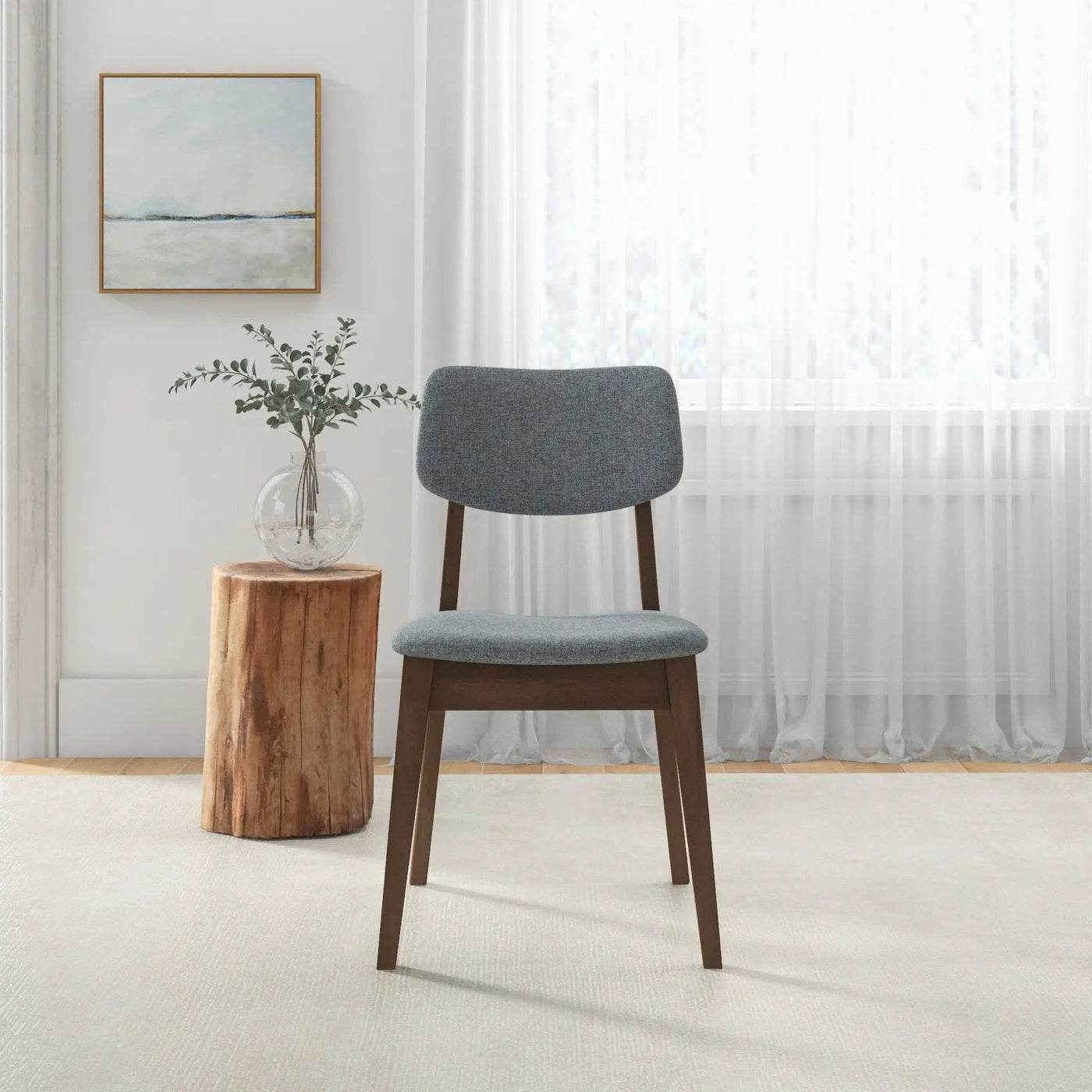 Carlos - Solid Back Side Chair (Set of 2) by HouseOfZazla