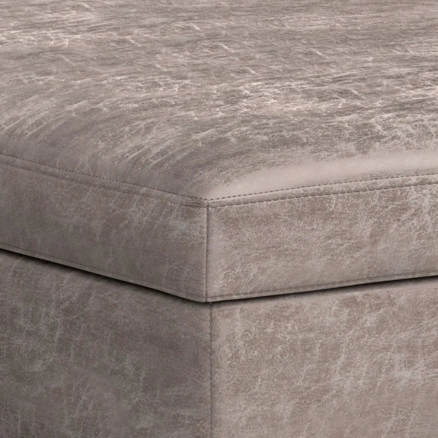 Owen - Multifunctional Square Coffee Table Storage Ottoman by Unique Piece Furniture