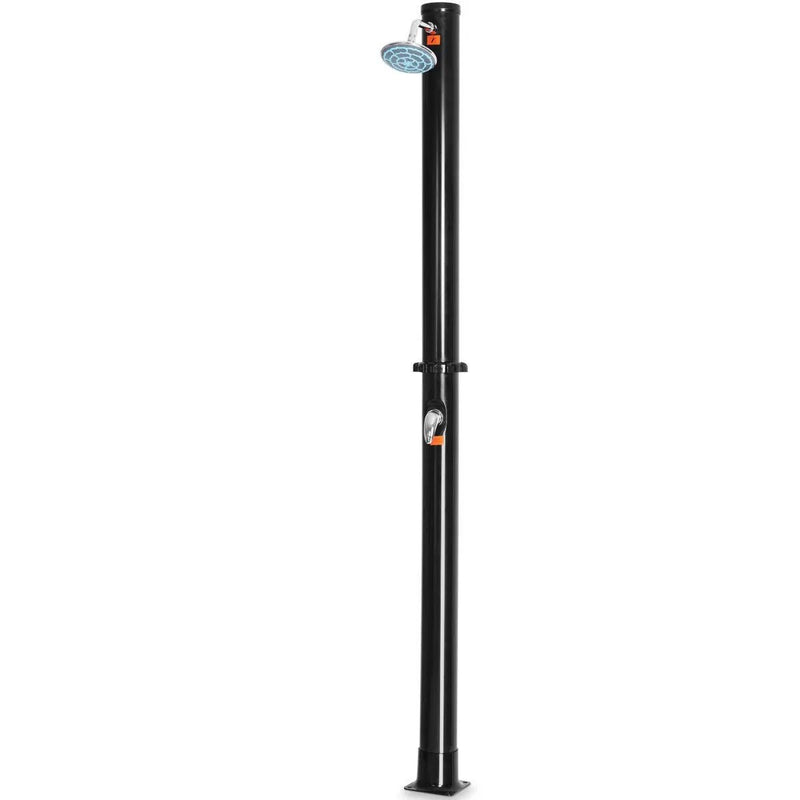 7.2 FT Solar Heated Hot/Cold Shower Spa w/ Base-5.5 Gallon by DirectDeals