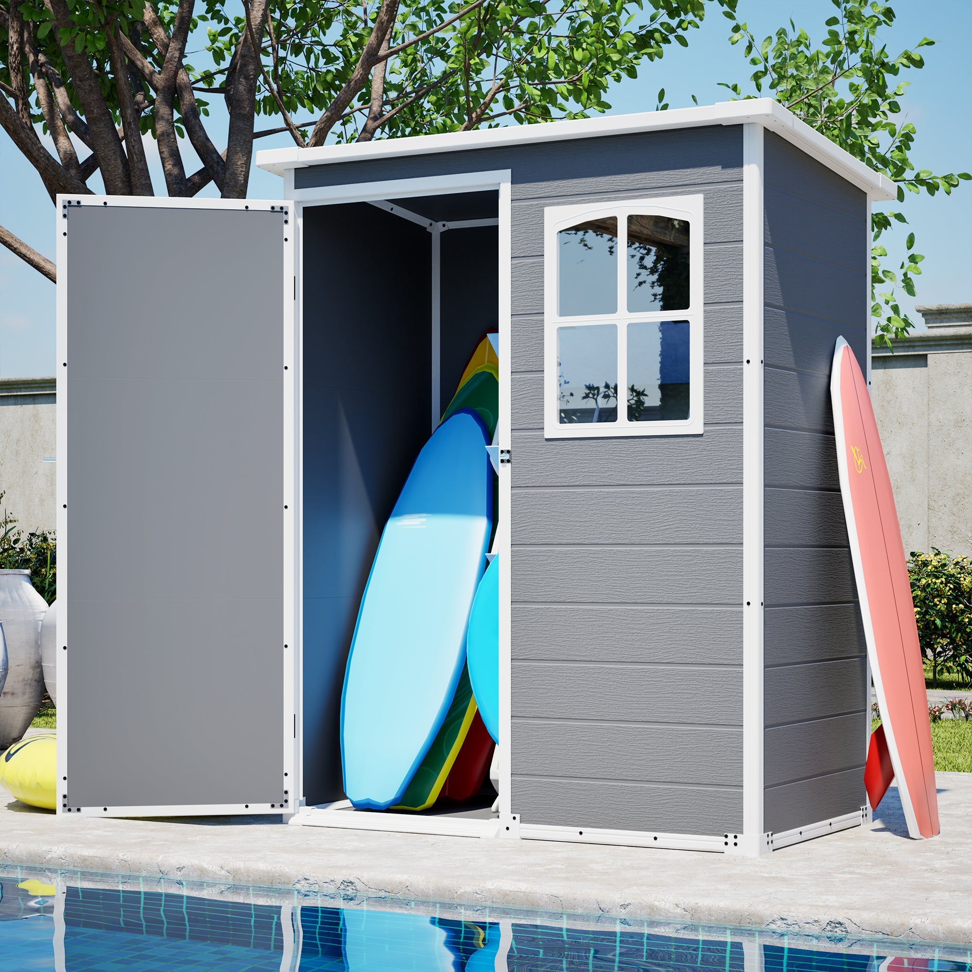 5x3ft Resin Shed by HouseOfZazla