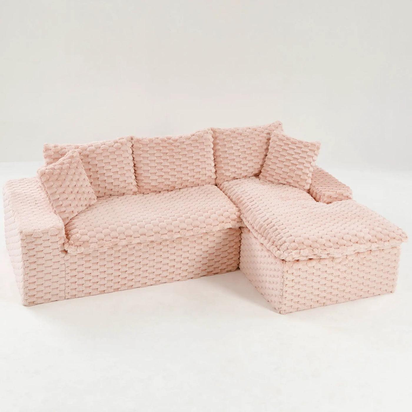 Modular Sofa, Convertible Twin Seat With Chaise Lounge by HouseOfZazla