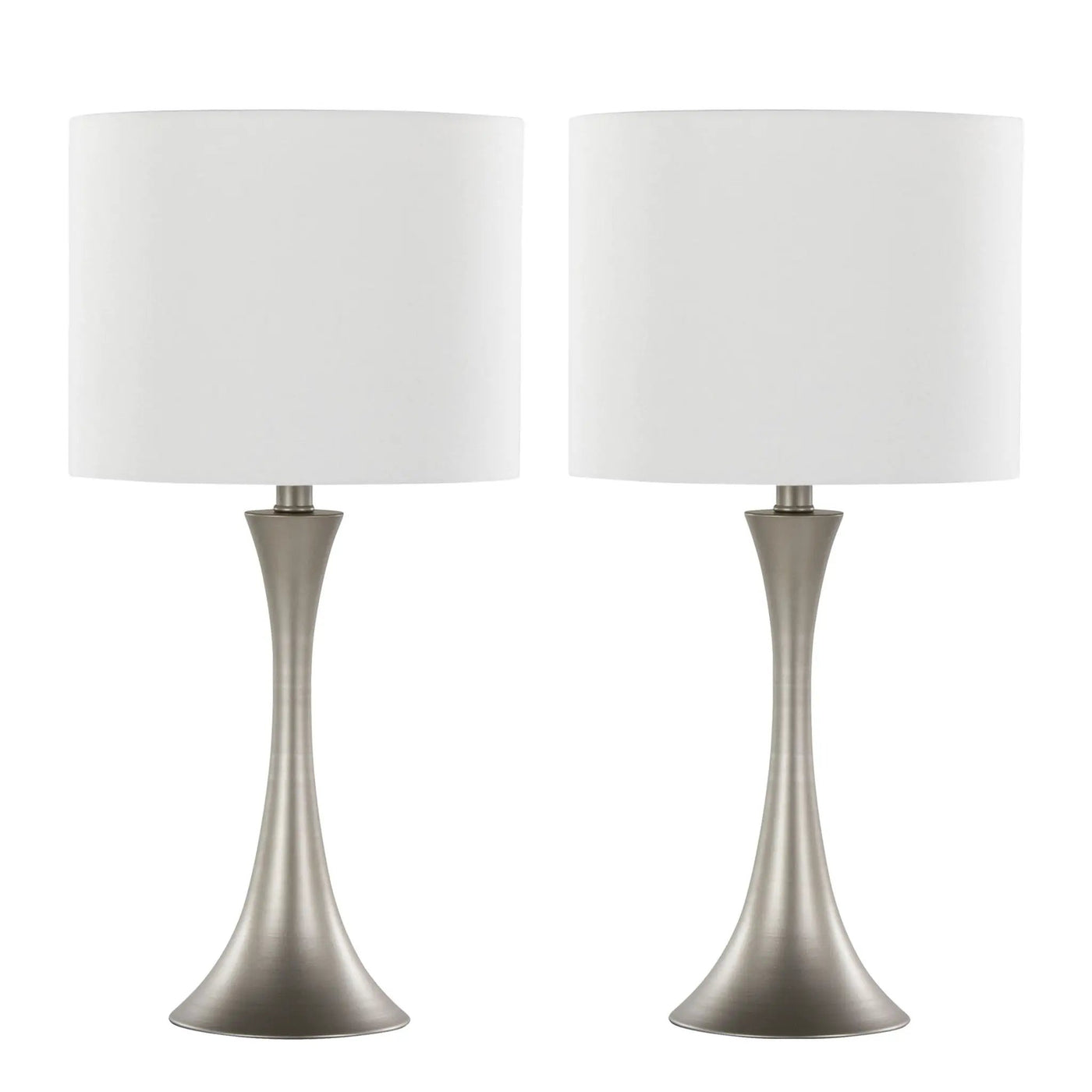 Lenuxe - Contemporary & Modern Design Table Lamp (Set of 2) by HouseOfZazla