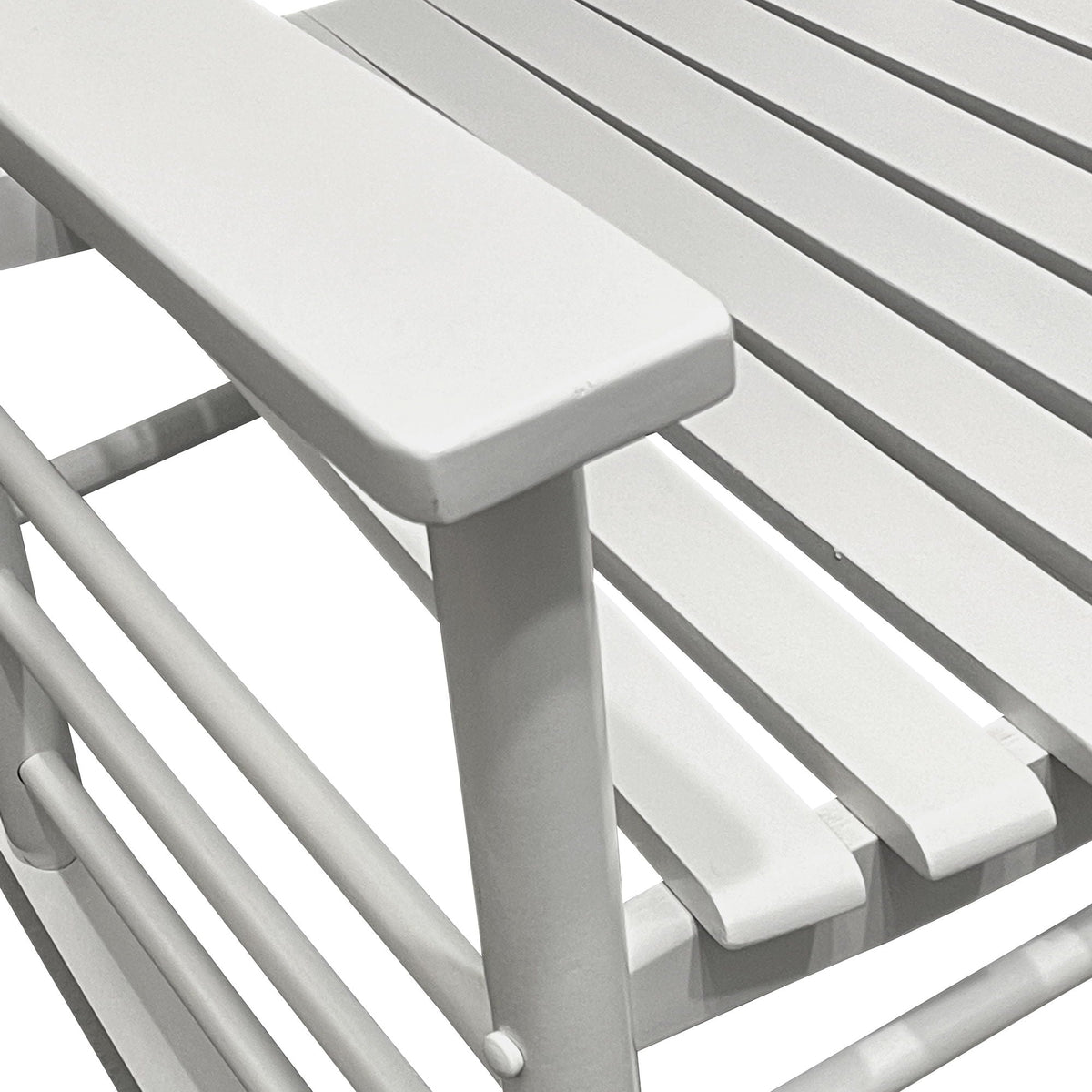 Wood Rocking Chair with Wide Seat - White or Black, photo 13 of 19