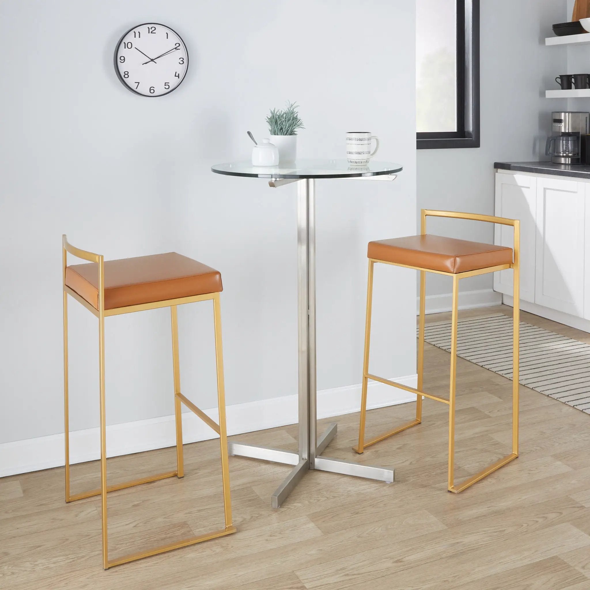 Fuji - Contemporary / Glam & Quality Construction Barstool by Unique Piece Furniture