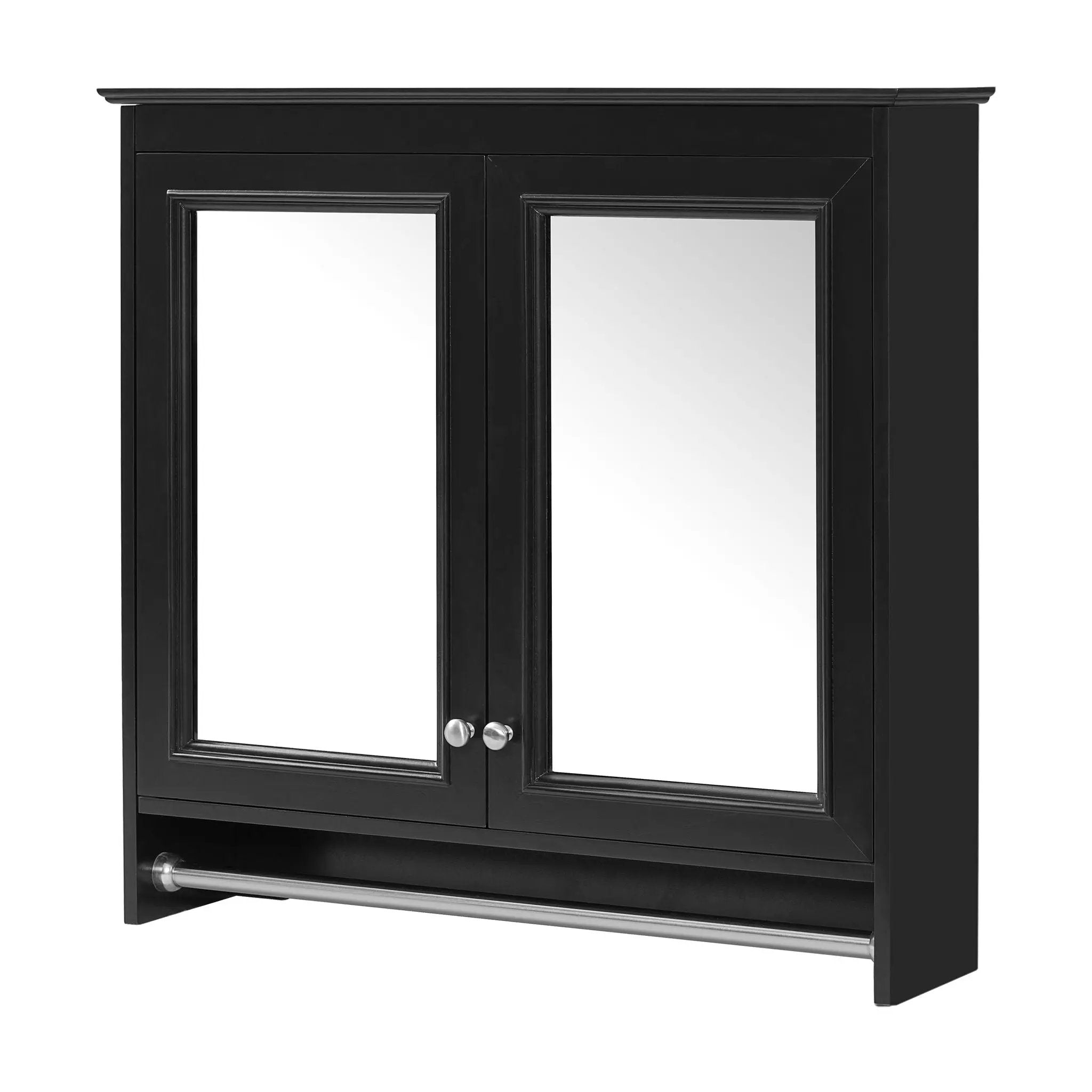 Modern Wall-Mounted Mirror Cabinet With Adjustable Shelves, Soft-Close Doors, High-Definition Mirror by Unique Piece Furniture