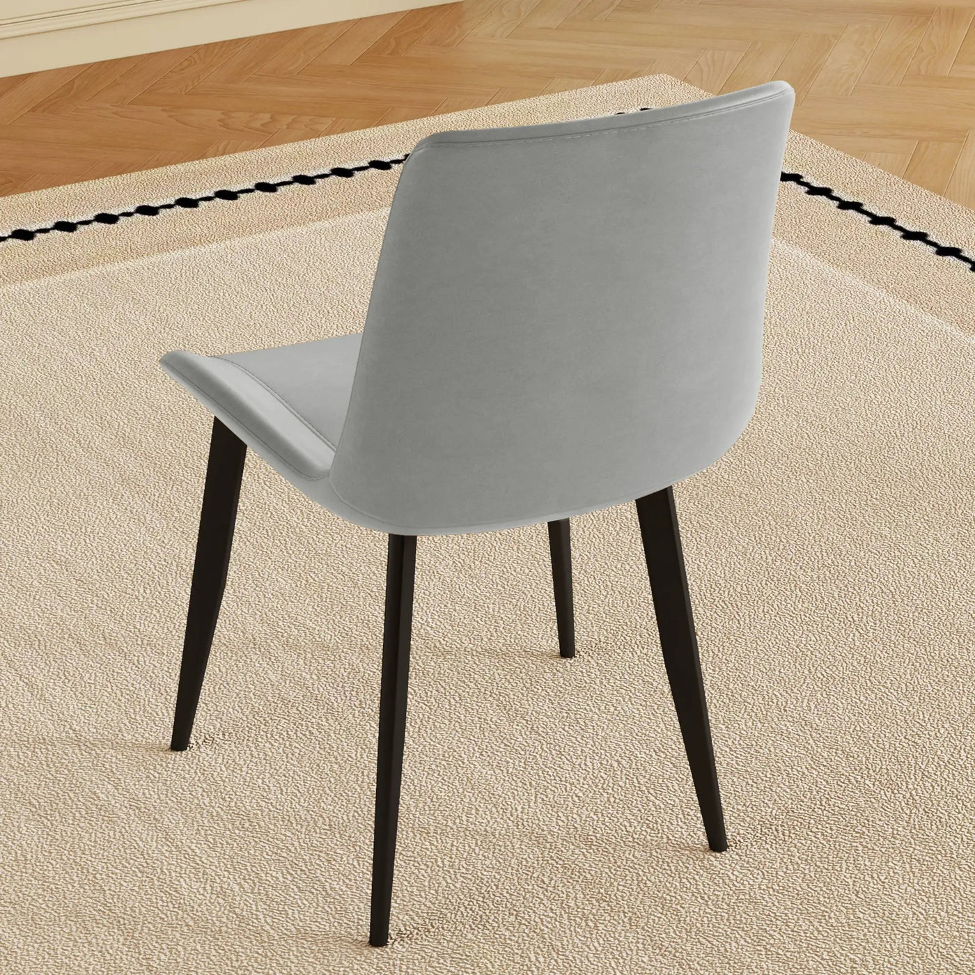 Modern Dining Chair With Carbon Steel Legs by HouseOfZazla