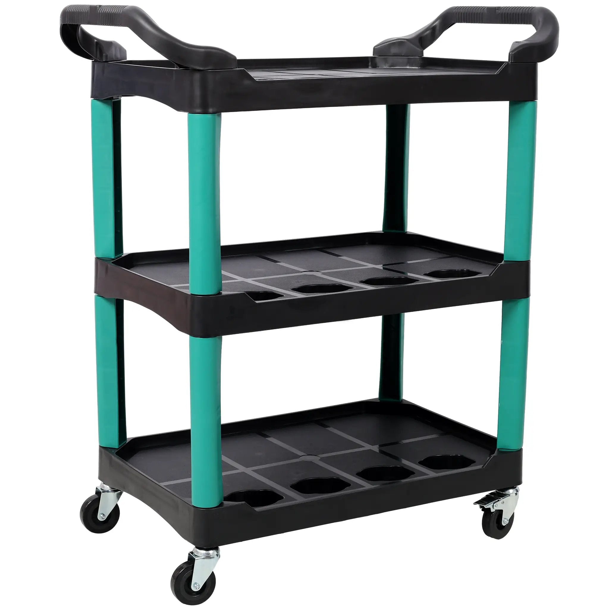 3 Tier Rolling Auto Detail Cart With Wheels by HouseOfZazla