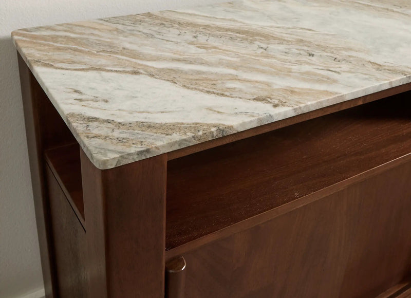 Tobinville - Accent Cabinet - Dark Brown by Unique Piece Furniture
