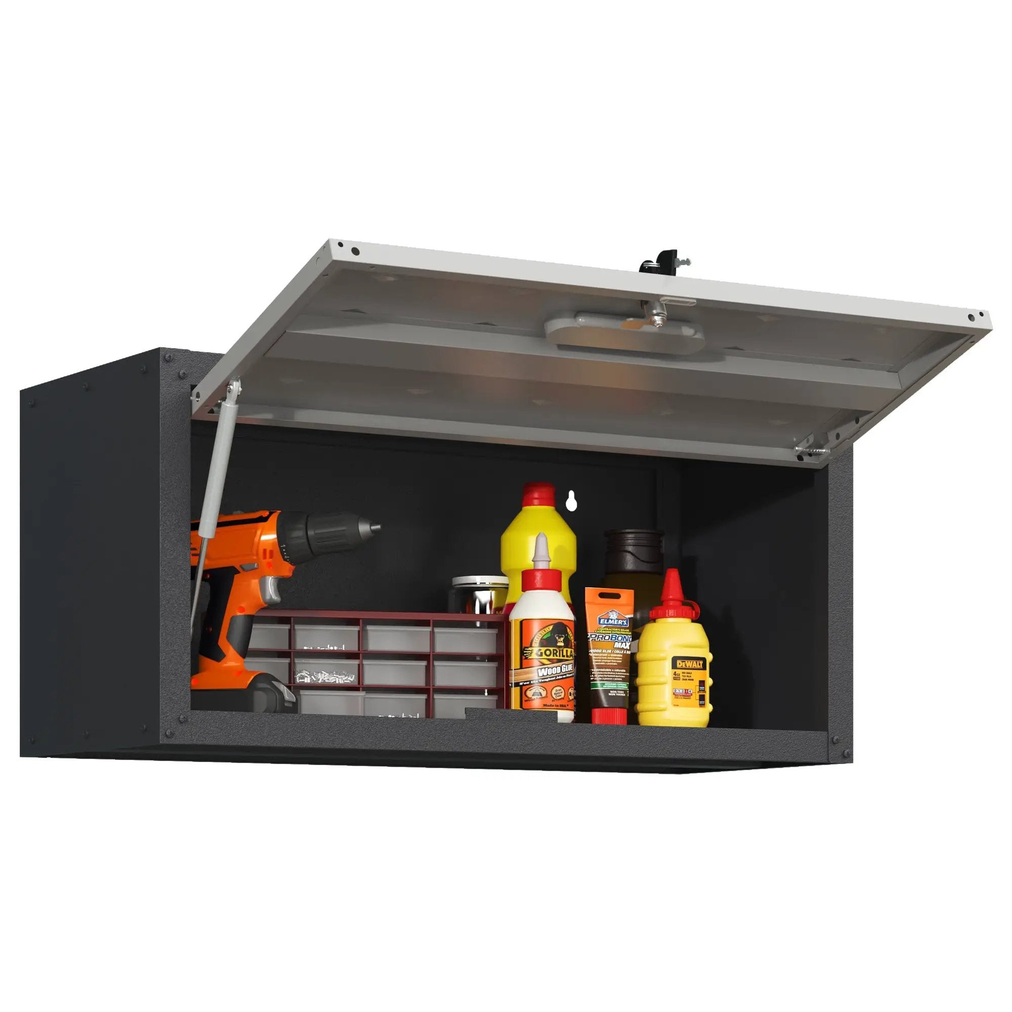 Heavy Duty Metal Wall Mounted Tool Storage Cabinet by HouseOfZazla