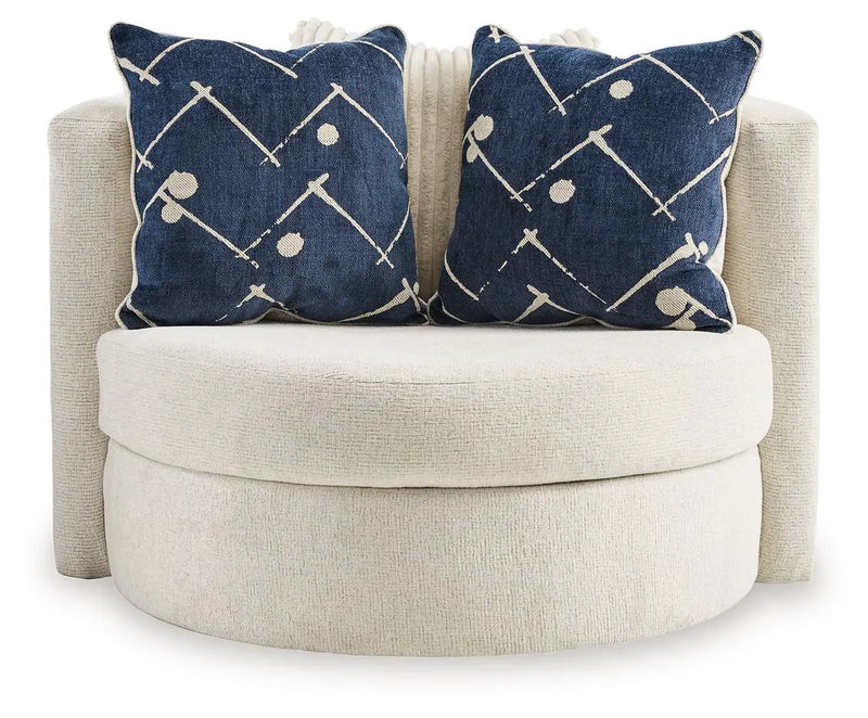 Padova - Swivel Accent Chair - Ivory by Unique Piece Furniture
