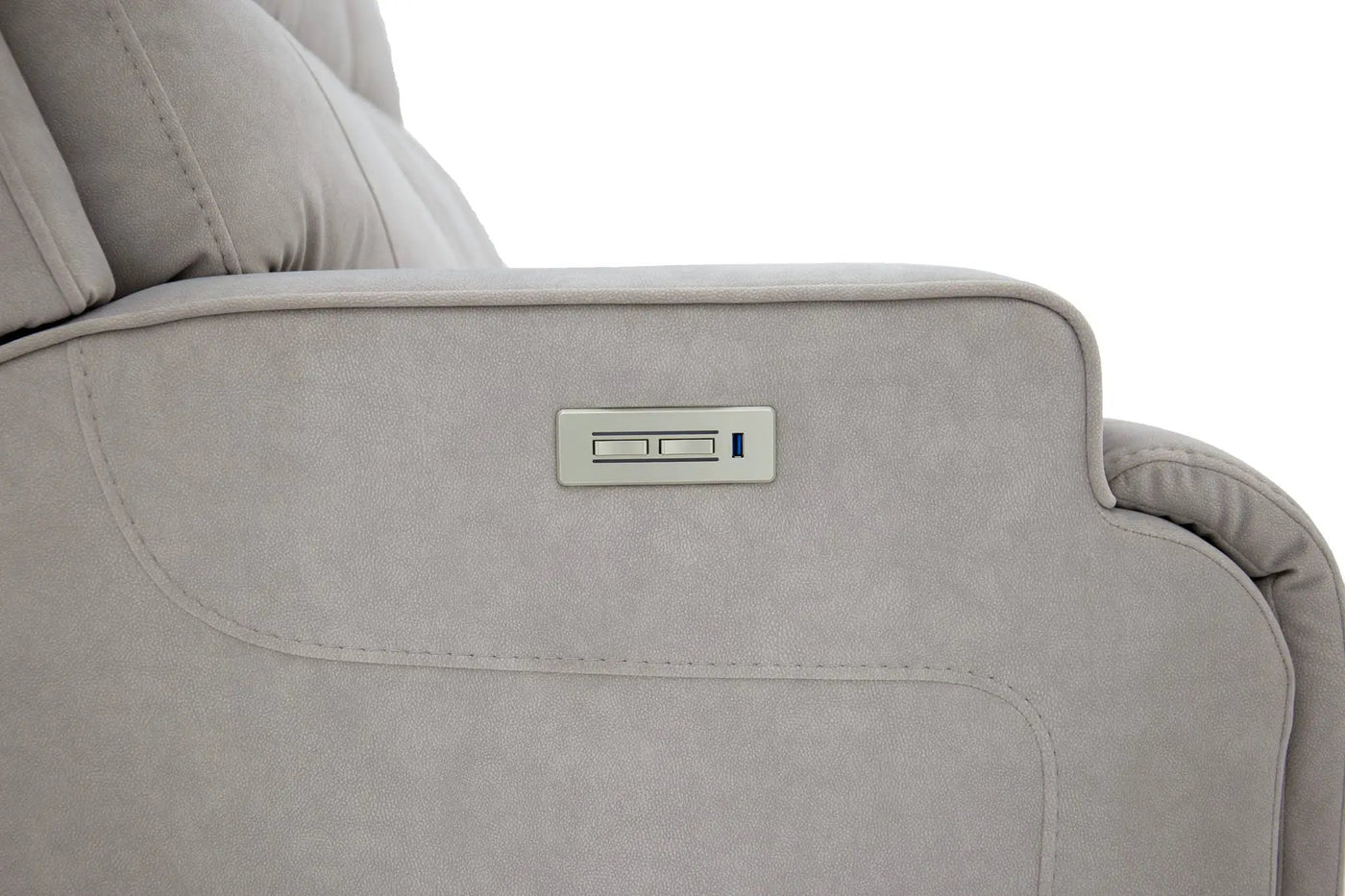 Ashbee - Power Sofa With Power Recline, Power Headrest, Zero Gravity And 3" Footrest Extension by Unique Piece Furniture