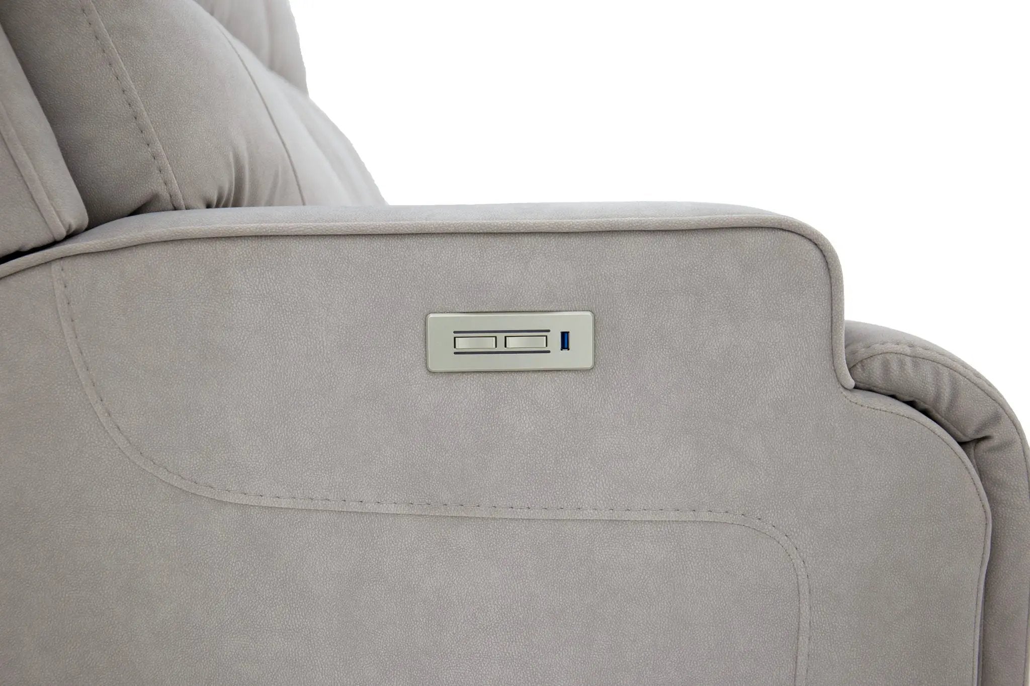 Ashbee - Power Sofa With Power Recline, Power Headrest, Zero Gravity And 3" Footrest Extension by Unique Piece Furniture