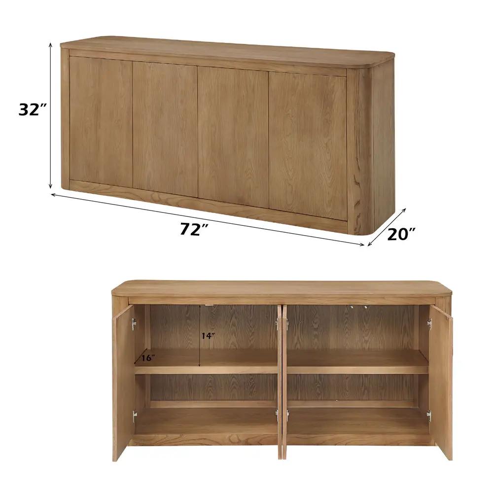 Zoey - Server - Oak by Unique Piece Furniture