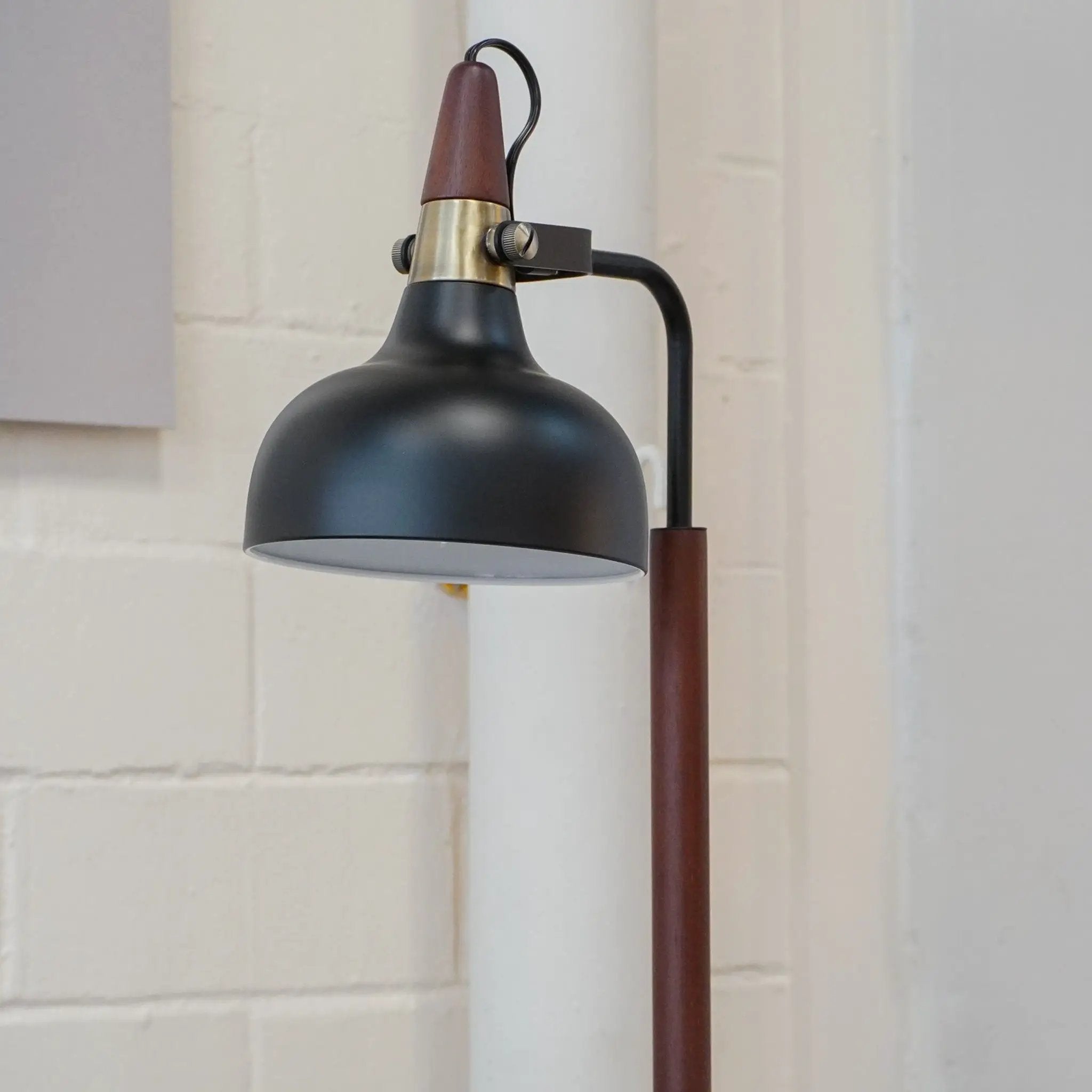 Glowlite - Table Lamp With Cone Shade - Black by HouseOfZazla