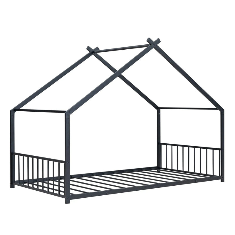 Metal House Bed by Unique Piece Furniture