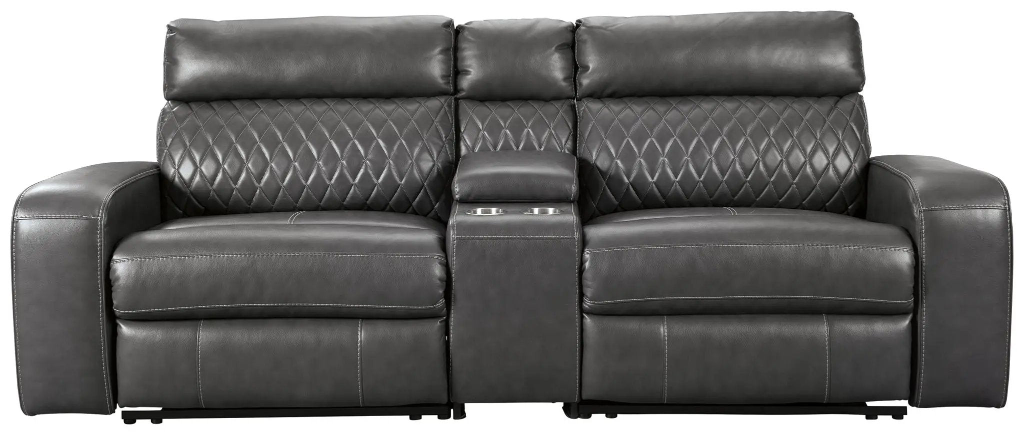 Samperstone - Power Reclining Sectional by Unique Piece Furniture