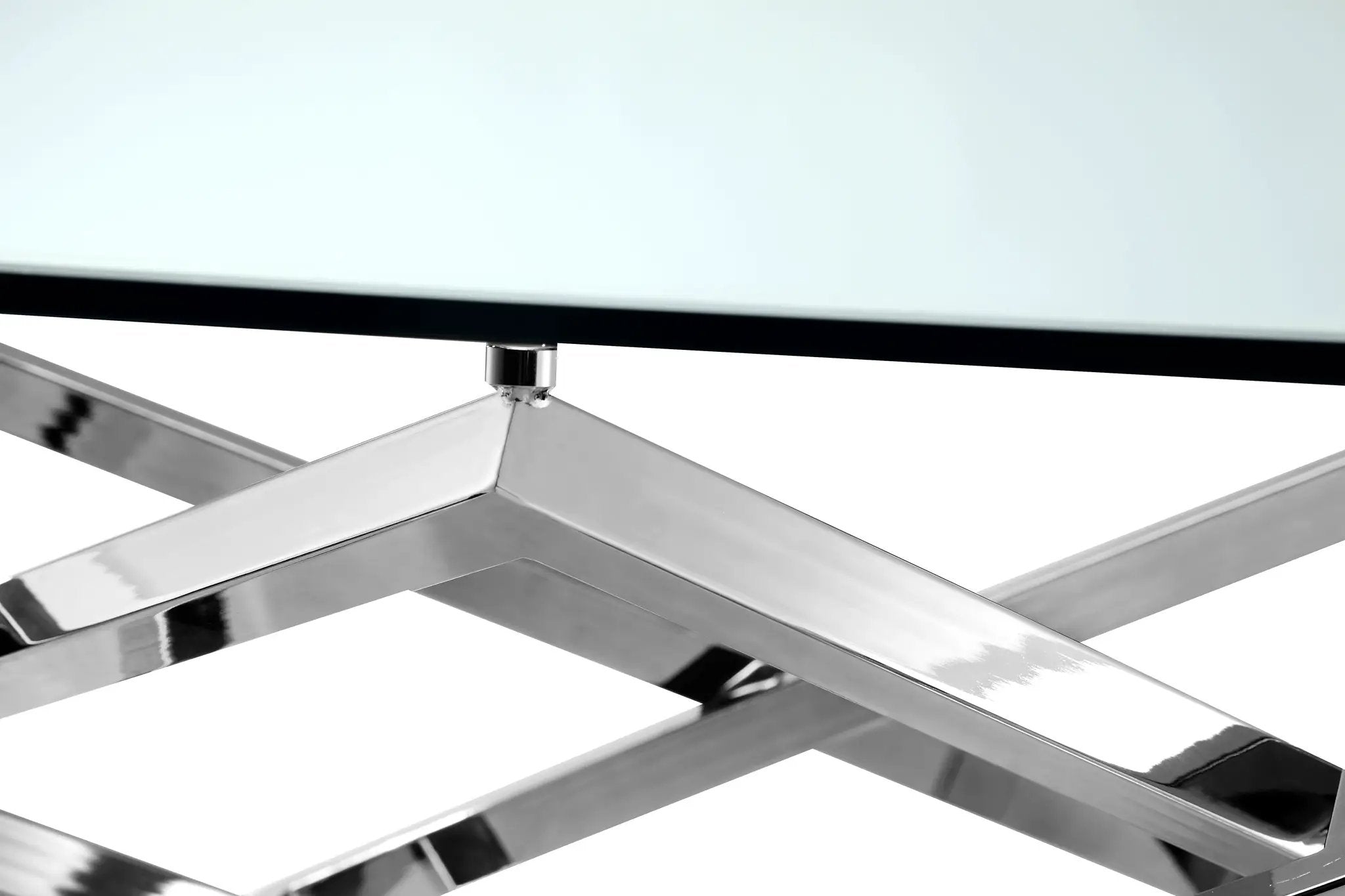 Lenox Square - Rectangular Sofa Table - Chrome by Unique Piece Furniture