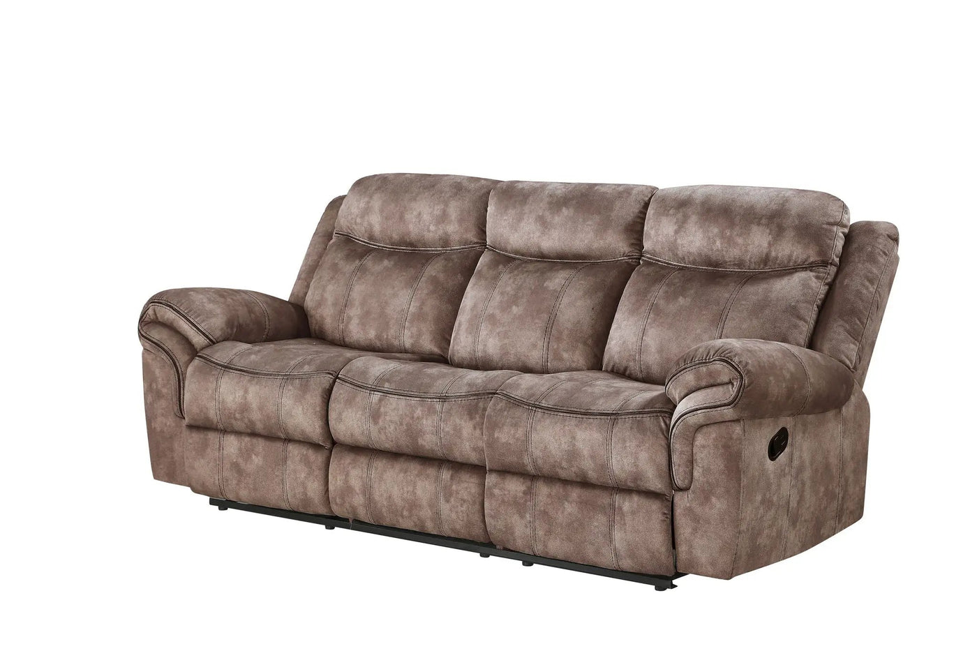 Zubaida Two Tone Recliner Sofa with USB Port and Drop Down Table by HouseOfZazla
