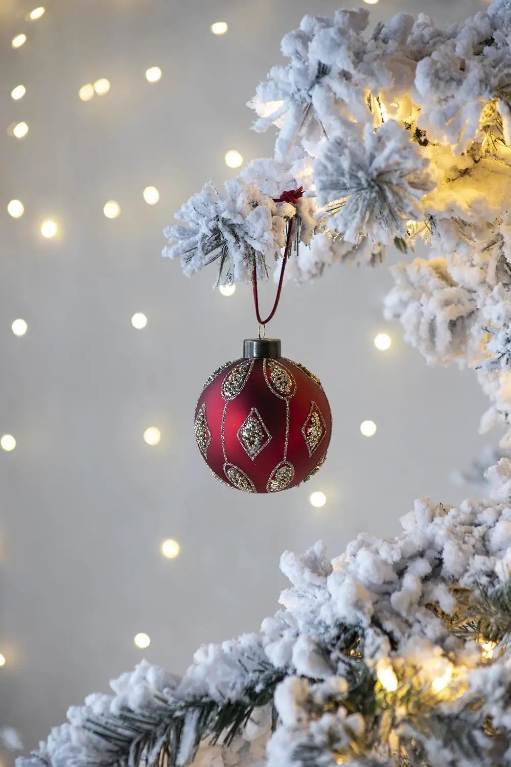 Christmas Ball, Decorative Hanging Ball Christmas Tree Ornaments For Holiday Decorations by HouseOfZazla
