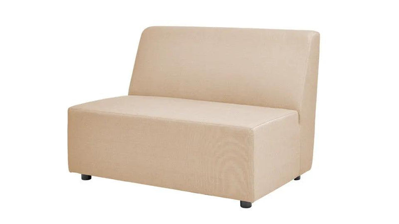 Cleo - Modular Upholstered Deep Seating Patio Armless Loveseat by HouseOfZazla