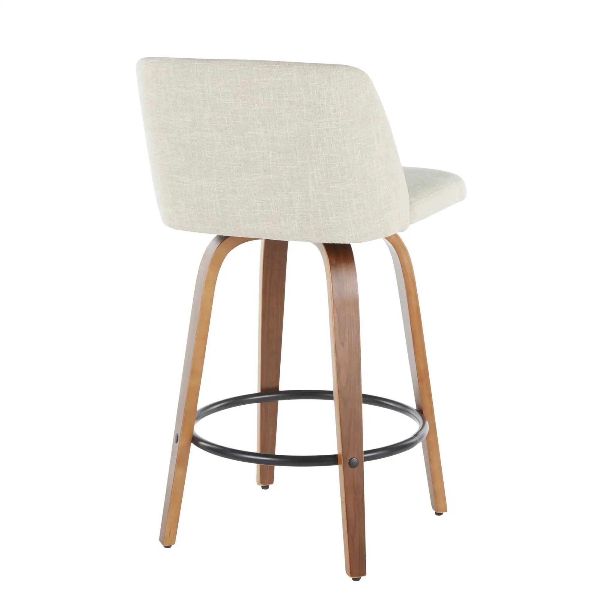 Toriano - Mid-Century Modern Counter Stool (Set of 2) by Unique Piece Furniture