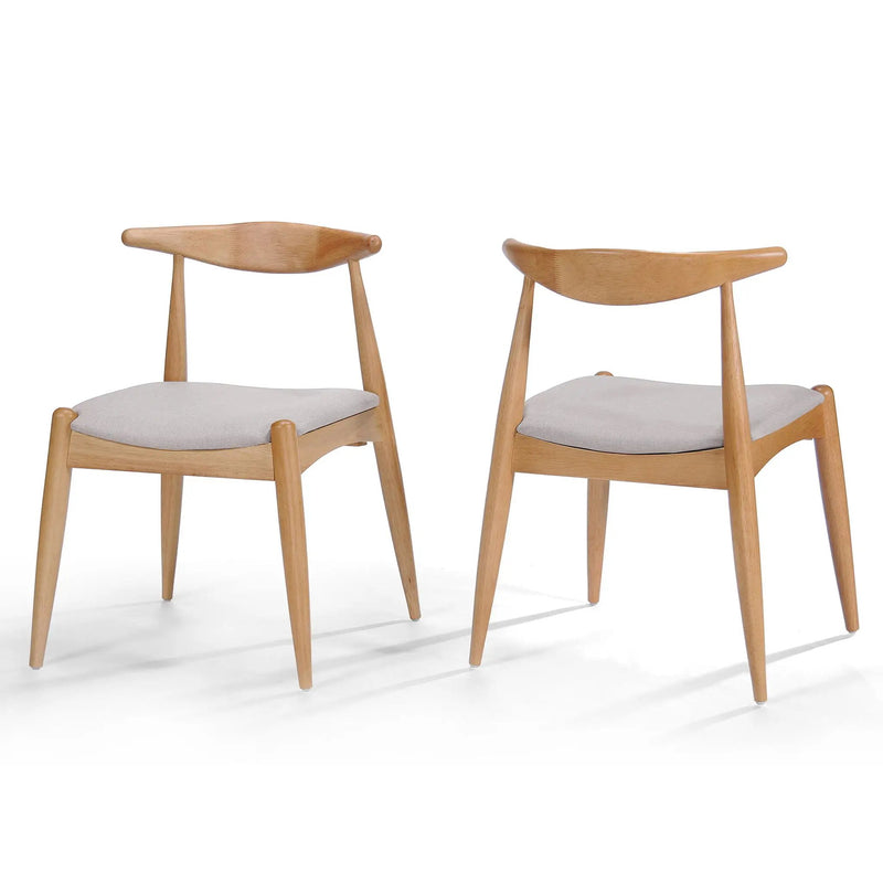 5 Piece Dining Set With Upholstered Chairs