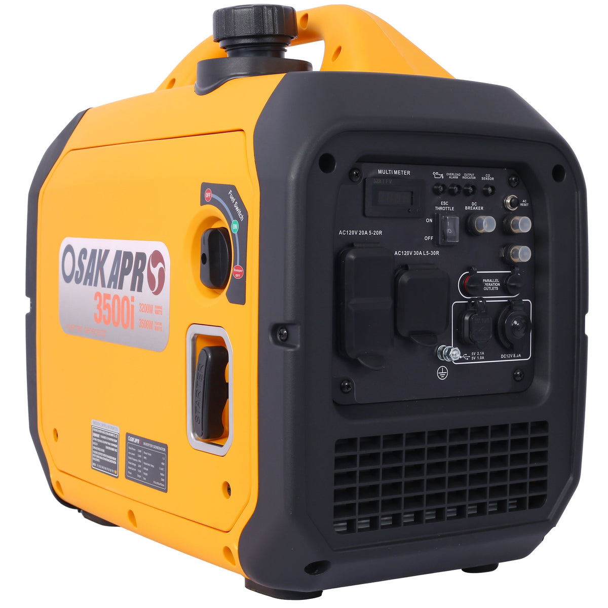 3500 Watt Portable Inverter Generator, photo 3 of 10