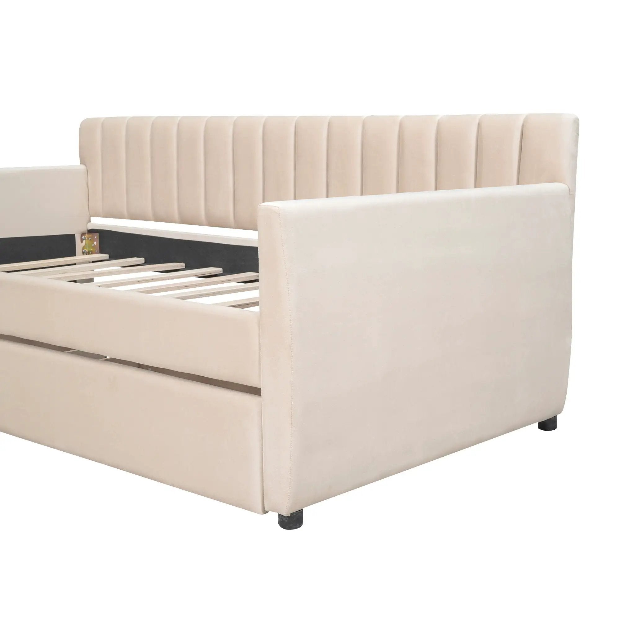 Upholstered Daybed With Slat Support by Unique Piece Furniture