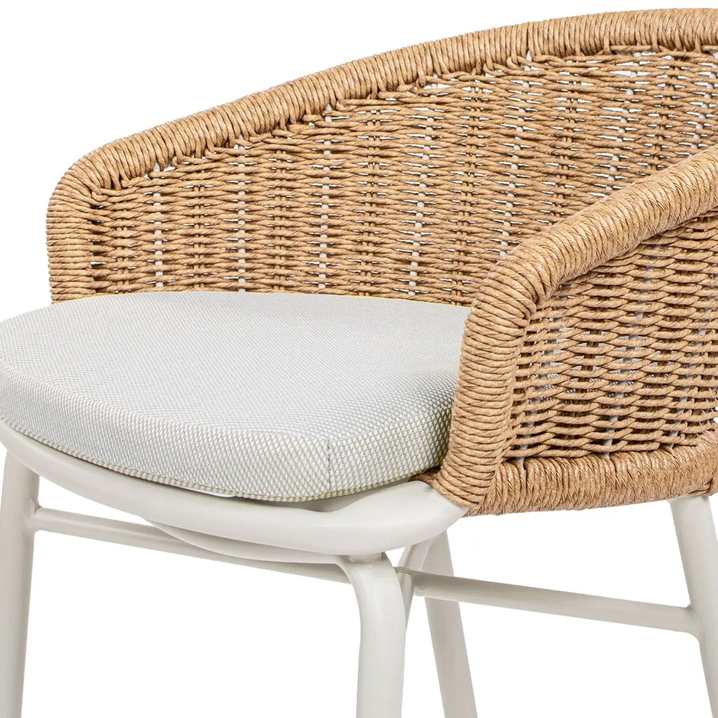 Santorini 28" Wicker Back Outdoor Bar Stool Set of 2 by HouseOfZazla