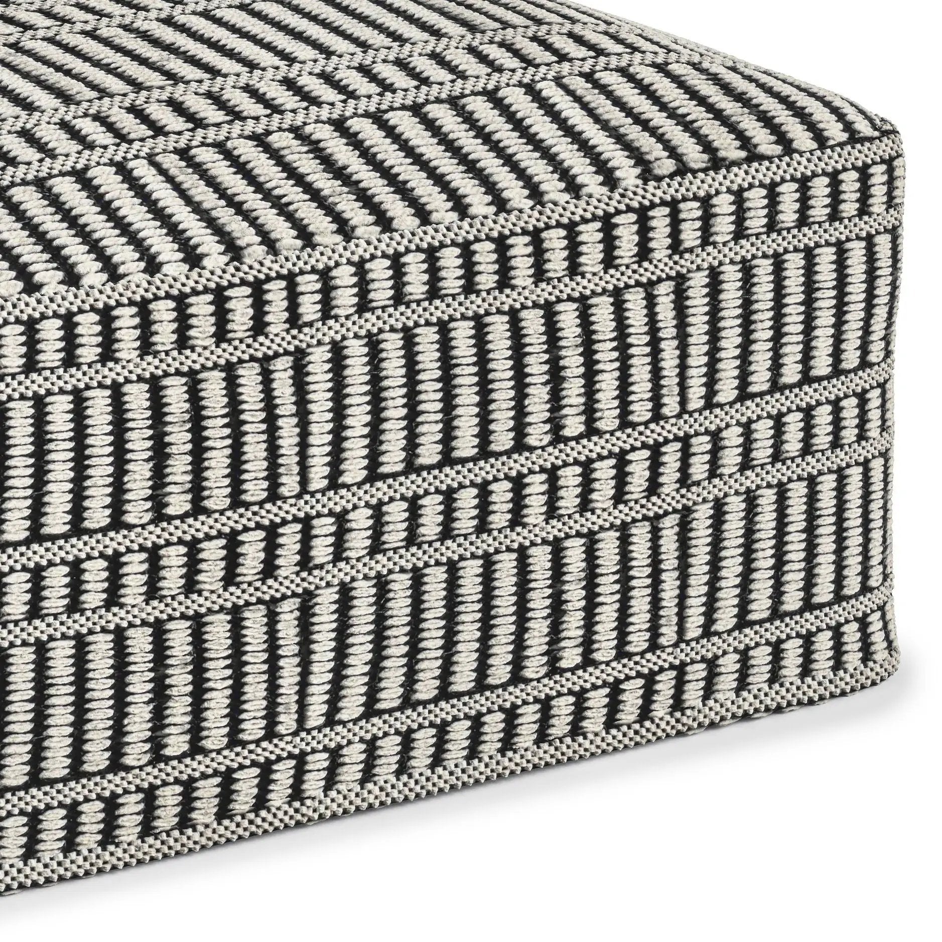 Safford - Square Outdoor / Indoor Pouf by HouseOfZazla