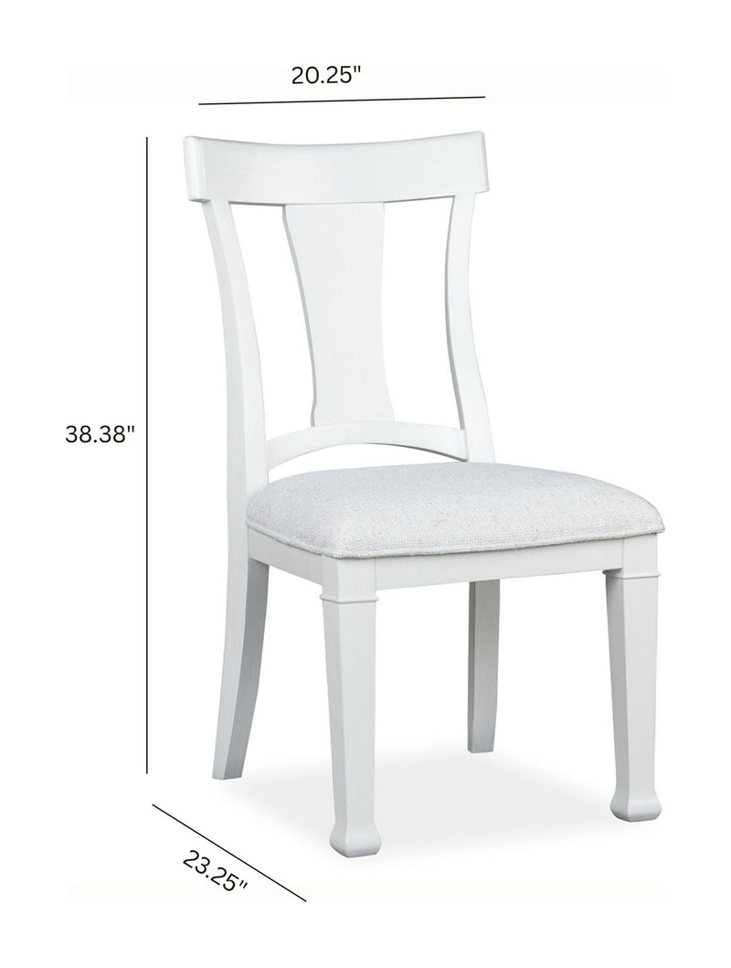 Kingston - Upholstered Side Chair (Set of 2) - Whisper White And Cerused Nutmeg, photo 6 of 7