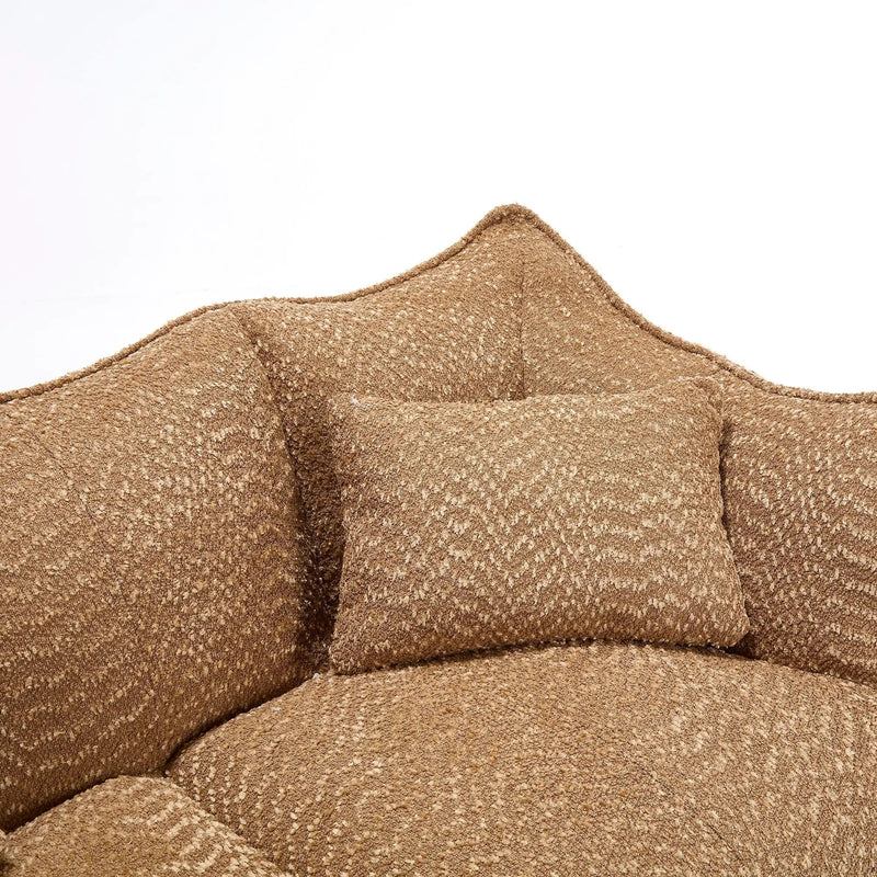 Comfortable Dual Beanbag Chair With High Resilience Foam Core For 2 People by HouseOfZazla