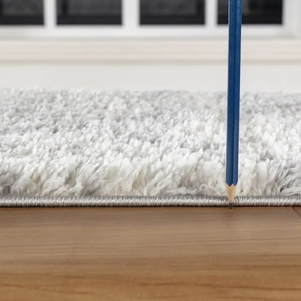 Loft Shag - 5' 3" X 7' Polypropylene, Shaggy Area Rug - Gray by HouseOfZazla