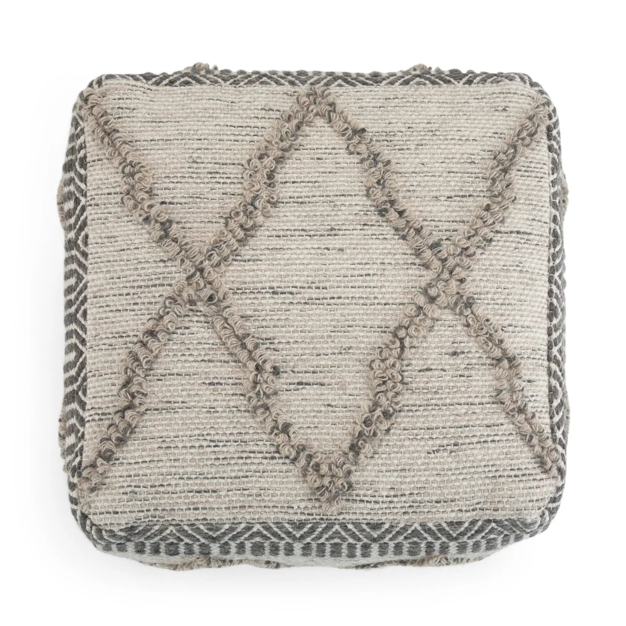 Sweeney - Upholstered Square Pouf by HouseOfZazla