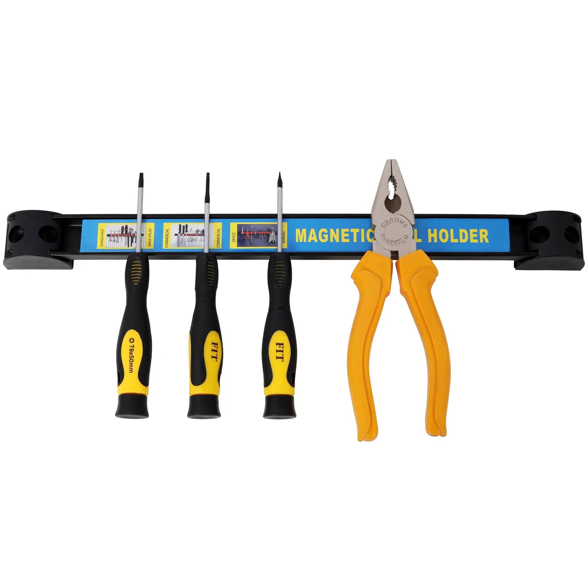6-Pack Heavy Duty Magnetic Tool Holder Set by HouseOfZazla