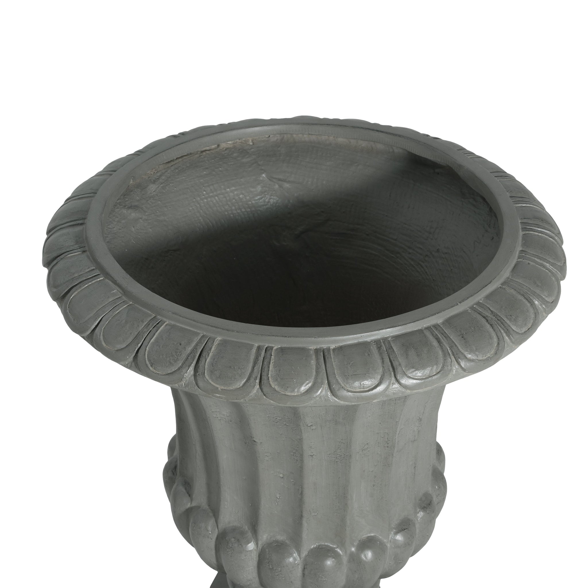 Outdoor Garden Urn Planter, Gray by HouseOfZazla