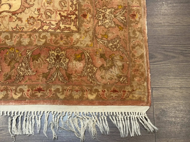 Persian Isfahan Rug 3x5 Fine 550 KPSI Kork Wool on Silk by Jewel Rugs