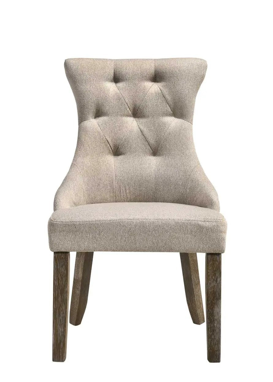 Gabrian - Two Tone Reclaimed Side Chair (Set of 2) - Beige / Gray by HouseOfZazla