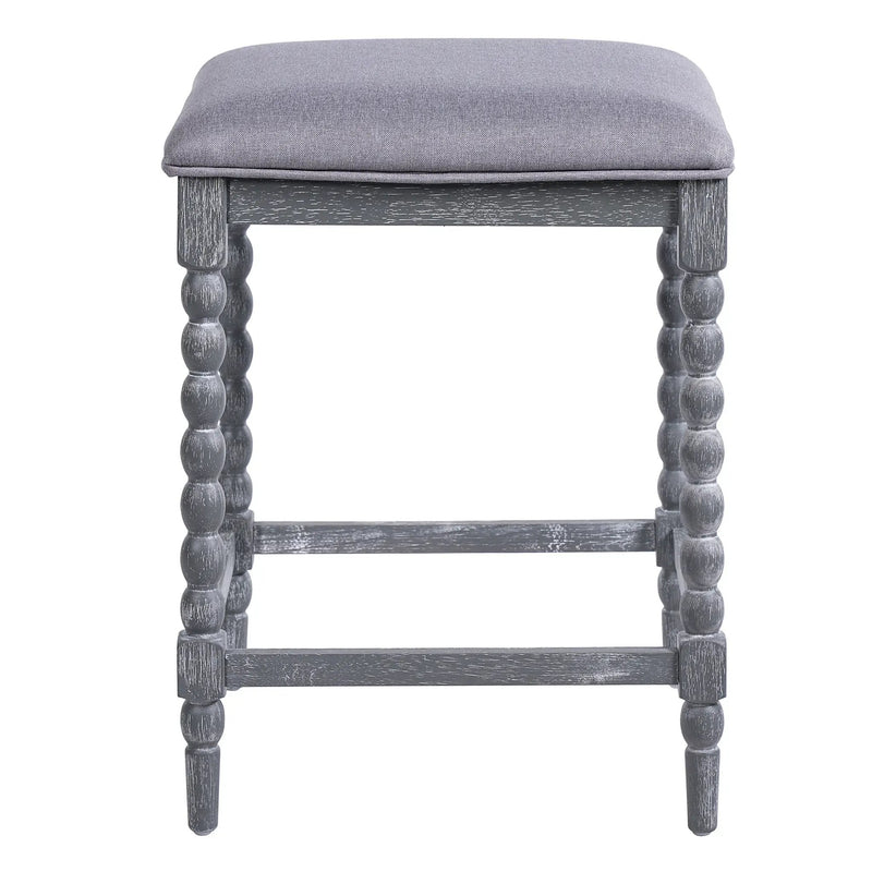 26" Counter Stools Set of 4 with Upholstered Seat by HouseOfZazla