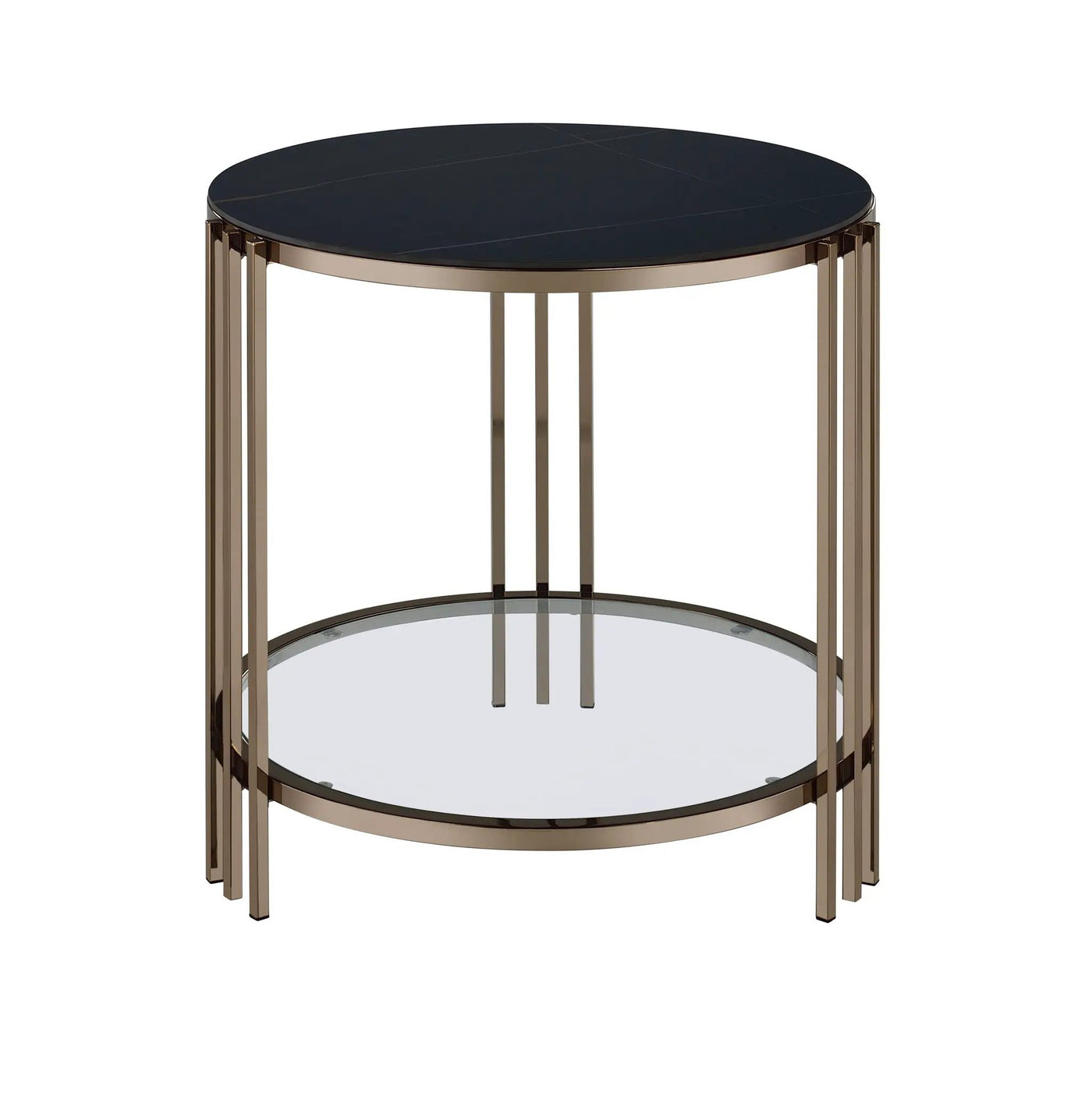Abisha - Sintered Stone Top Round Tables by HouseOfZazla