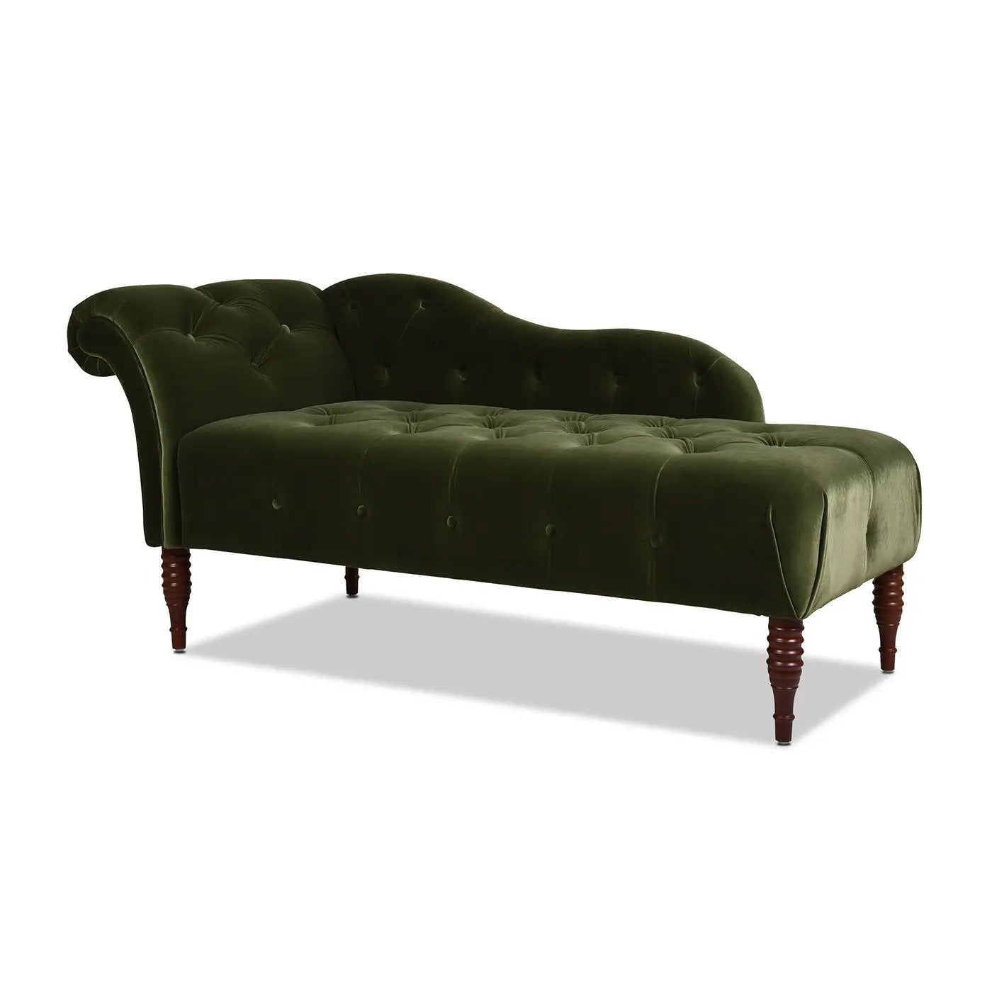 Samuel - Tufted Roll Arm Chaise Lounge by HouseOfZazla