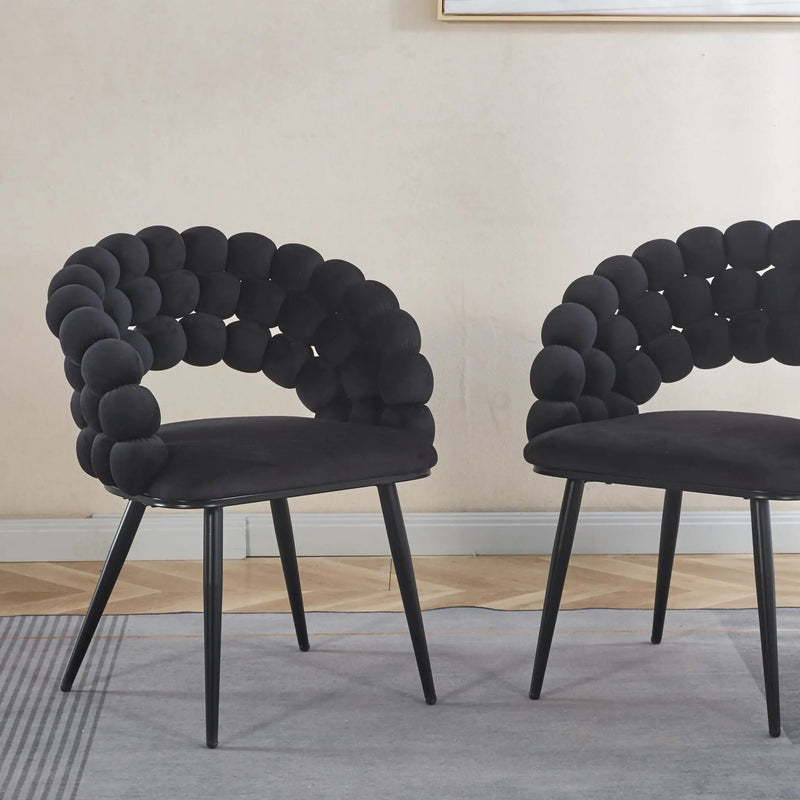 Modern Chair With Tube Legs, Soft Cushions And Comfortable Backrest by HouseOfZazla